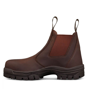 Oliver 45-627 Brown Elastic Sided Composite Safety Boot