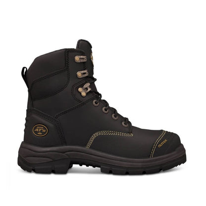Oliver 55-345 Black 150Mm Lace Up Safety Boot