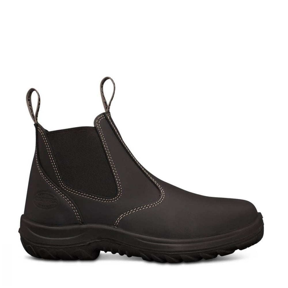 Oliver 26-620 Black Elastic Sided Non Safety Boots