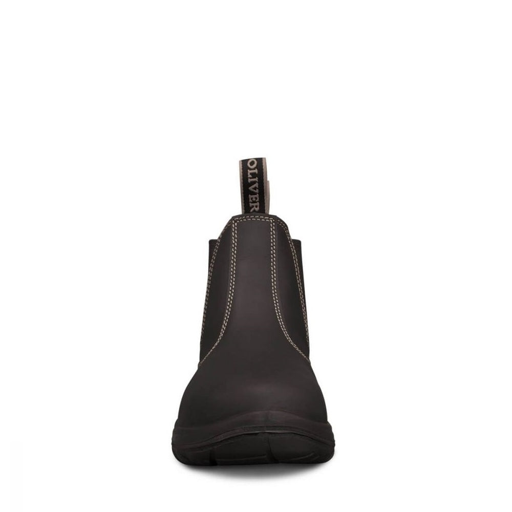 Oliver 26-620 Black Elastic Sided Non Safety Boots