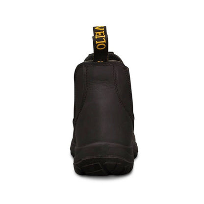 Oliver 34-620 DISCONTINUED Black Elastic Sided Safety Boot