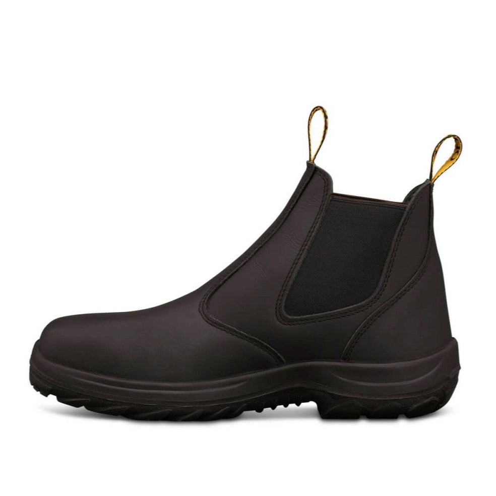 Oliver 34-620 DISCONTINUED Black Elastic Sided Safety Boot