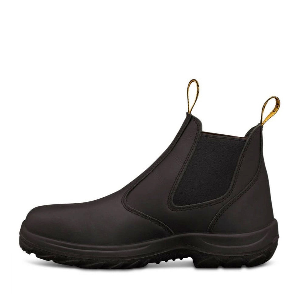 Oliver 34-620 DISCONTINUED Black Elastic Sided Safety Boots Black
