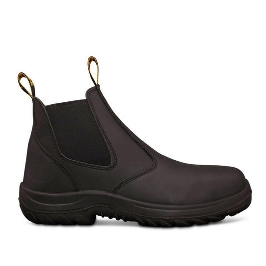 Oliver 34-620 DISCONTINUED Black Elastic Sided Safety Boot