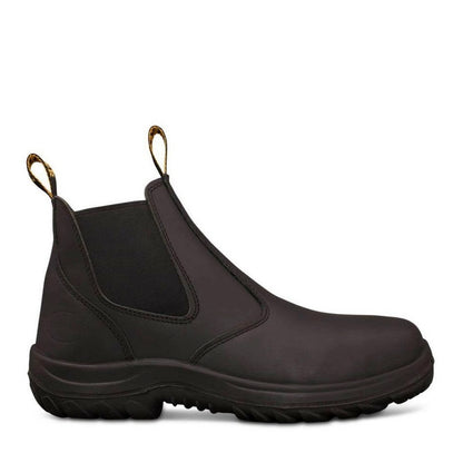 Oliver 34-620 DISCONTINUED Black Elastic Sided Safety Boots Black