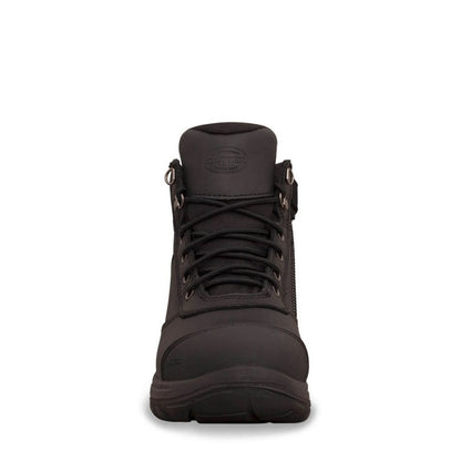 Oliver 34-660 Black Zip Side Ankle Safety Boots