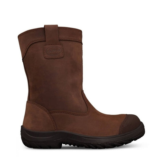 Oliver 34-692 Brown 250mm Pull On Riggers Safety Boots