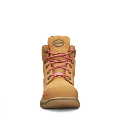 Oliver 49-432Z Ladies Wheat Zip Side Safety Boots