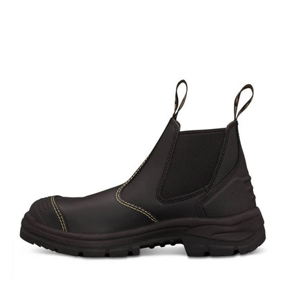 Oliver 55-320 Black Elastic Sided Safety Boots