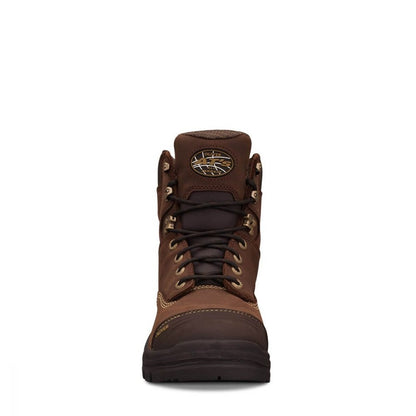 Oliver 55-337 Brown 150mm Lace Up Safety Boots