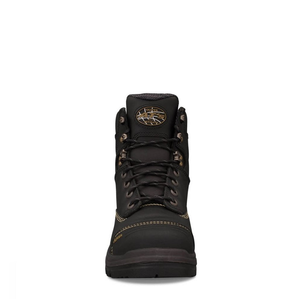 Oliver 55-345 Black 150mm Lace Up Safety Boots