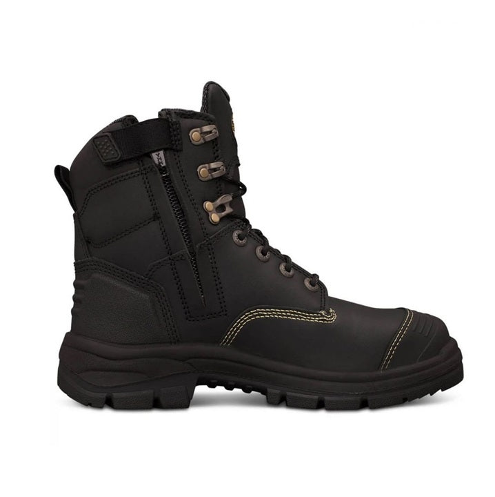 Oliver 55-345Z Black 150Mm Zip Side Safety Boot