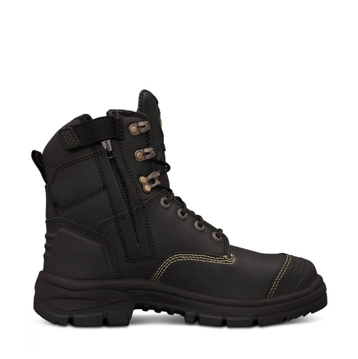 Oliver 55-345Z Black 150Mm Zip Side Safety Boot
