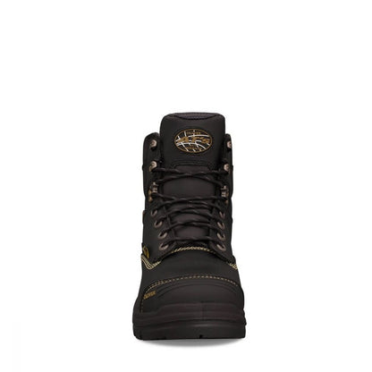 Oliver 55-346 Black Lace Up Metatarsal Safety Boots