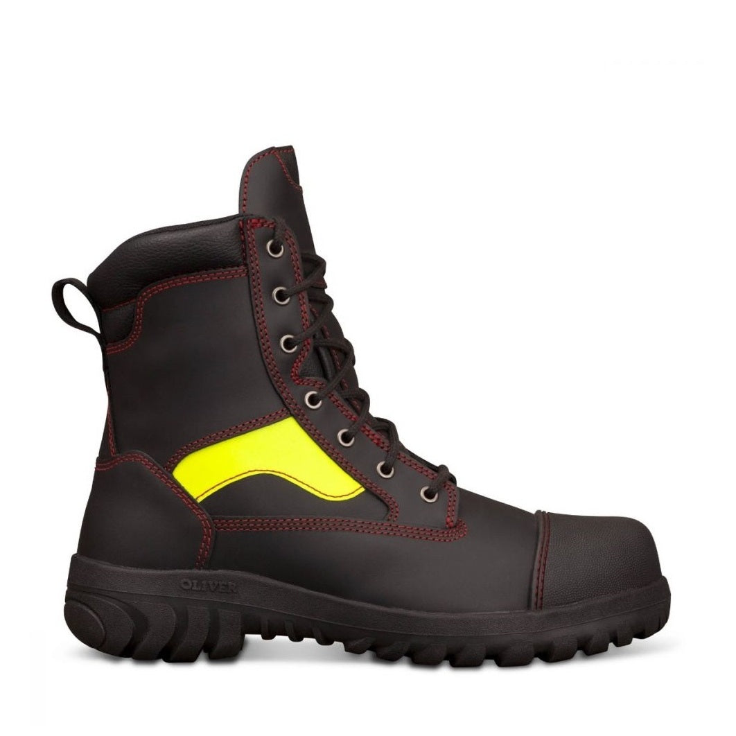 Oliver 66-460 Black 180mm Wildland Firefighters Composite Safety Boots