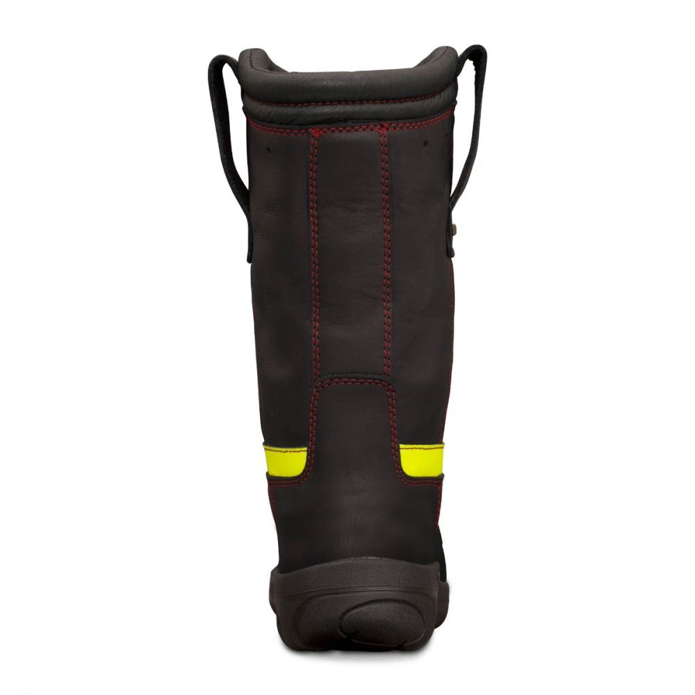 Oliver 66-496 Black 300mm Pull On Structural Firefighter Composite Safety Boots