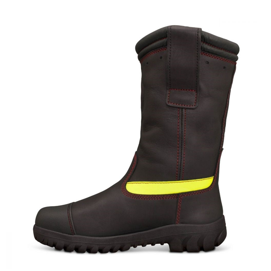 Oliver 66-496 Black 300mm Pull On Structural Firefighter Composite Safety Boots
