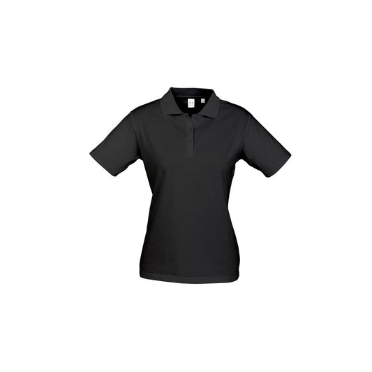 Biz Collection P112LS Ice Ladies Work Polo Black Colour Front View