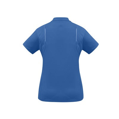 Biz Collection P244LS Ladies United Polo Royal/White