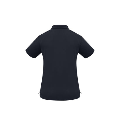 Biz Collection P300LS Ladies Sprint Polo,Navy Colour, Back View