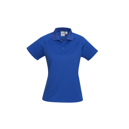 Biz Collection P300LS Ladies Sprint Polo, Royal Blue Colour, Front View