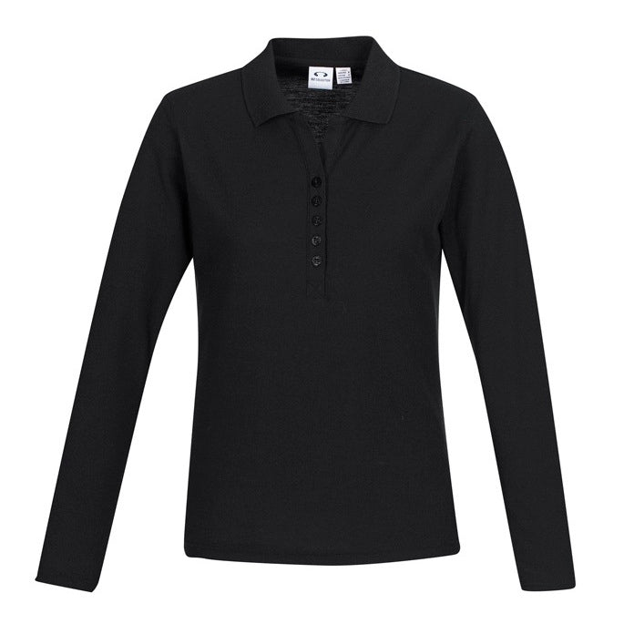 Biz Collection P400LL Crew Ladies Long Sleeve Polo