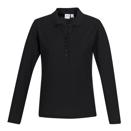 Biz Collection P400LL Crew Ladies Long Sleeve Polo