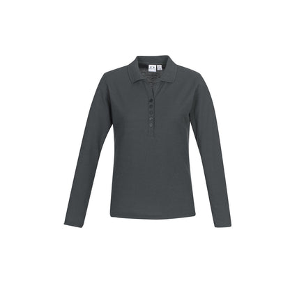 Biz Collection P400LL Crew Ladies L/S Polo