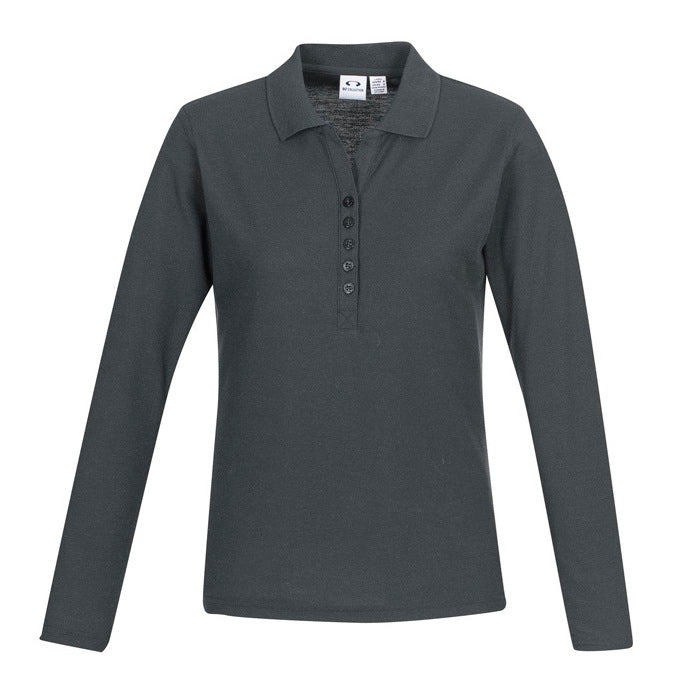 Biz Collection P400LL Crew Ladies Long Sleeve Polo
