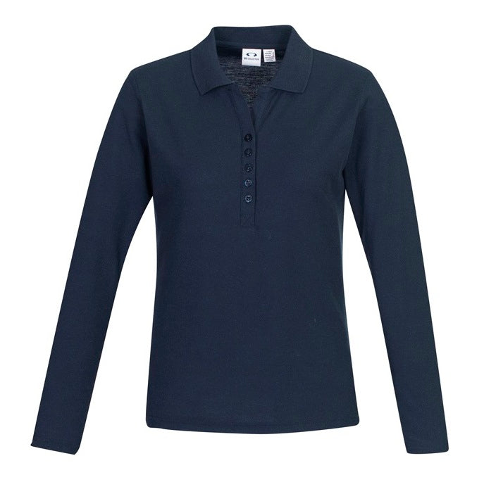 Biz Collection P400LL Crew Ladies Long Sleeve Polo