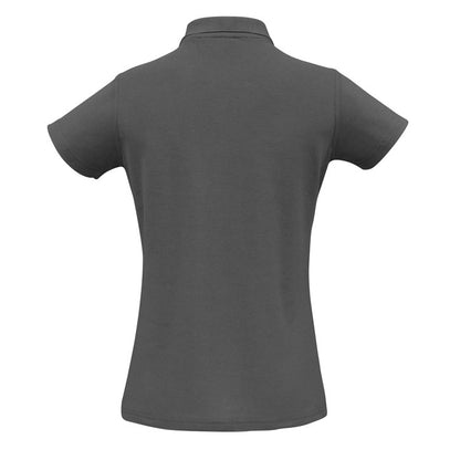 Biz Collection P400LS Crew Ladies Polo Charcoal