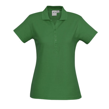 Biz Collection P400LS Crew Ladies Polo Kelly Green