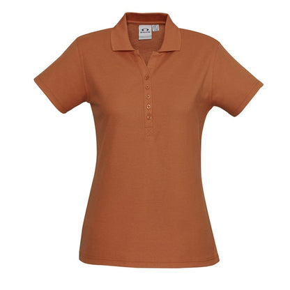 Biz Collection P400LS Crew Ladies Polo Orange