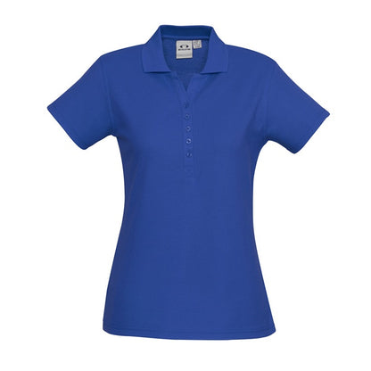Biz Collection P400LS Crew Ladies Polo Royal