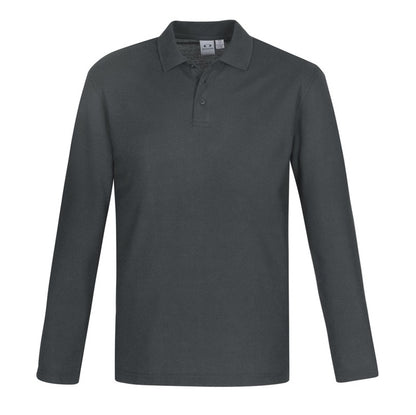 Biz Collection P400ML Crew Mens Long Sleeve Polo