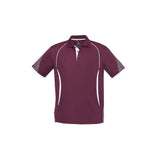 Maroon/White