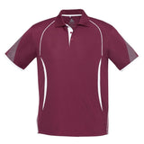 Maroon/White