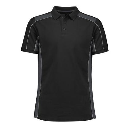 Biz Collection P413US Unisex Grid Short Sleeve Polo