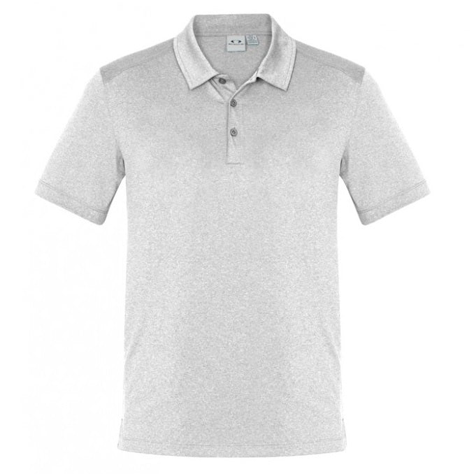 Silver grey cooling fabric Biz Collection P815MS Mens Aero Polo