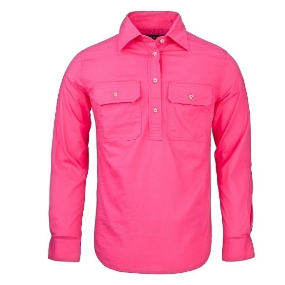 Pilbara RM300CF Womens Closed Front Long Sleeve Shirt