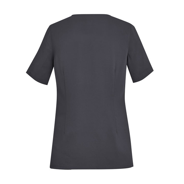 Bizcare CST942LS Womens Tailored Fit Round Neck Scrub Top