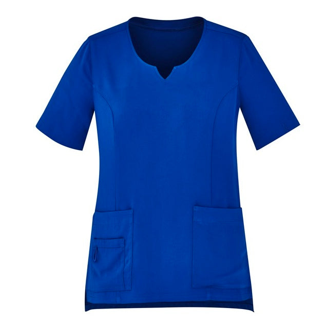 Bizcare CST942LS Womens Avery Round Neck Scrub Top