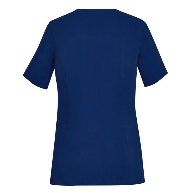 Bizcare CST942LS Womens Avery Round Neck Scrub Top