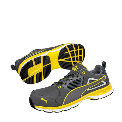 Grey and yellow heat resistant Puma 643807 Pace 2.0 Composite Safety Jogger