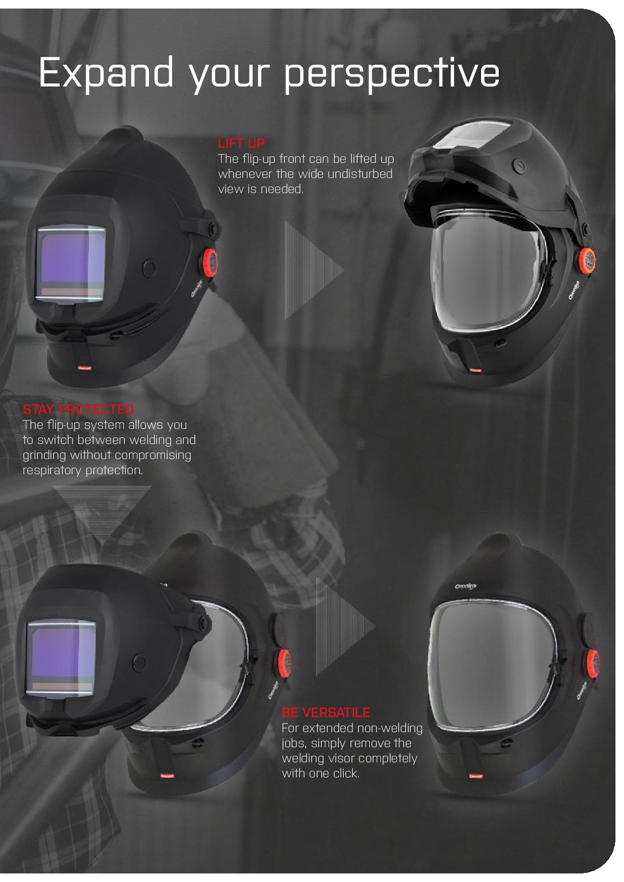 Maxisafe R303100 CleanAIR Omnira Face Shield & AerGO PAPR Kit