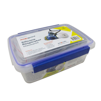 Maxisafe R7500ck Maxiguard Chemical Silicone Half Face Respirator Kit S