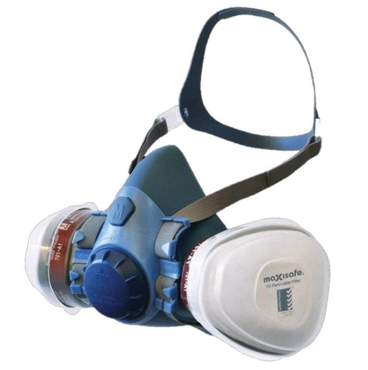 Maxisafe R7500C MaxiGuard Chemical Silicone Half Face Respirator L