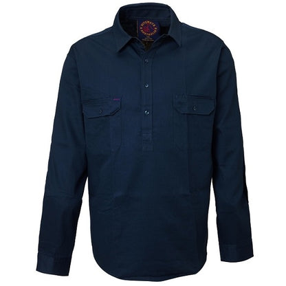 Ritemate RM100CF Closed Front Long Sleeve Shirt