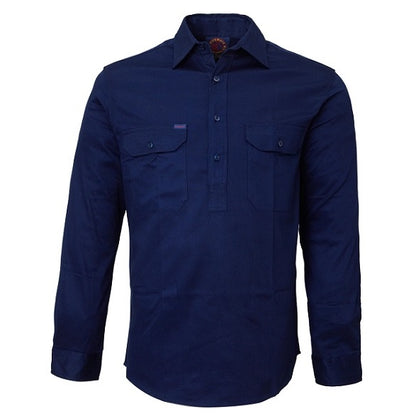 Ritemate RM100CF Closed Front Long Sleeve Shirt