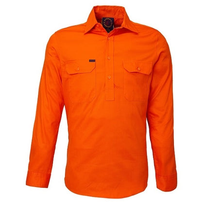 Ritemate RM100CF Closed Front Long Sleeve Shirt